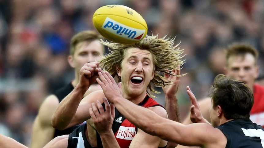 Dyson Heppell has been named as Bombers captain in his first season back after being suspended.