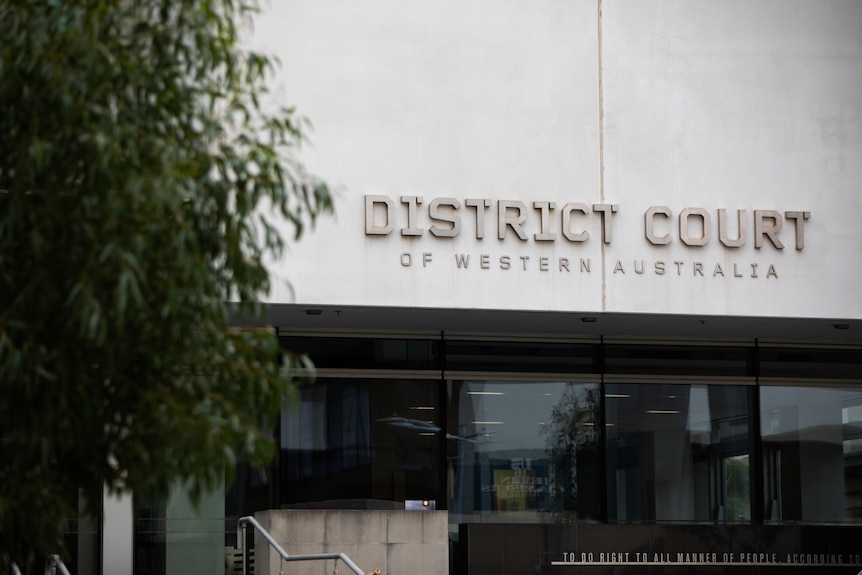 The entrance to the WA District Court.