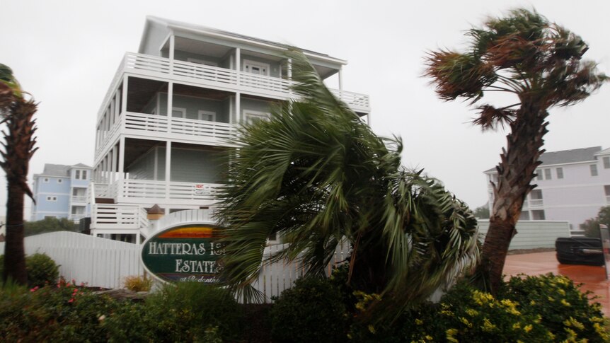 Hurricane Irene hits North Carolina