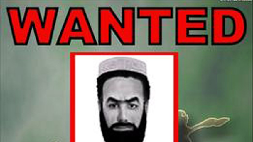 Wanted poster of Siraj Haqqani