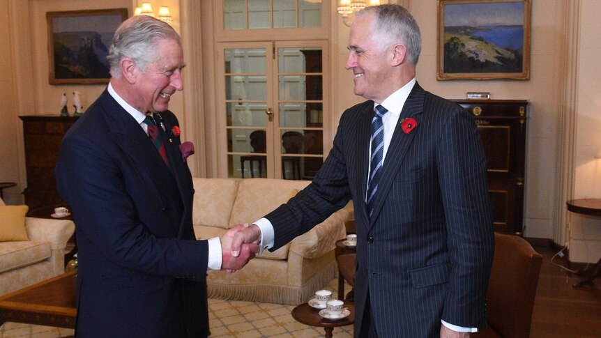 Malcolm Turnbull meets with Prince Charles