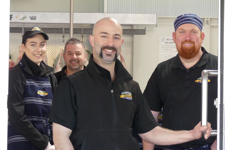 Ballan butcher Shane Zammit and his team in 2020