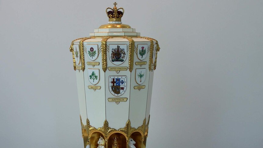 The Queen's Vase at Parliament House.