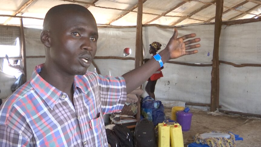 Morish Lowuya explains his journey from Sudan to Uganda