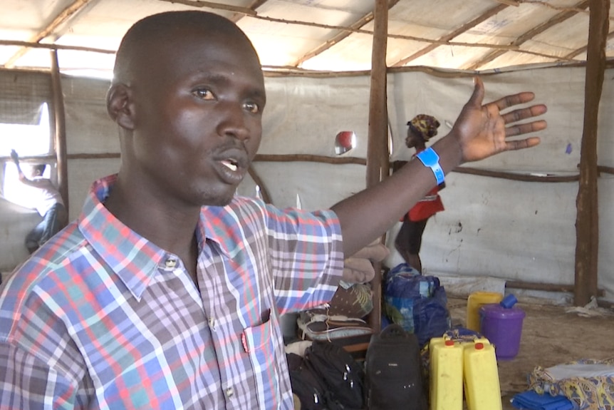 Morish Lowuya explains his journey from Sudan to Uganda