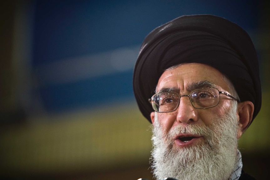 Iran's supreme leader Ayatollah Ali Khamenei