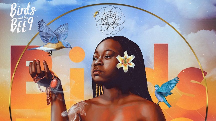 The album cover of Birds and the BEE9 by Sampa the Great