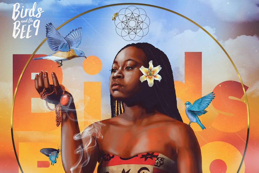 The album cover of Birds and the BEE9 by Sampa the Great