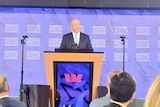 澳大利亚国防部长彼得·达顿在澳大利亚全国记者俱乐部演讲时谈及台海局势。