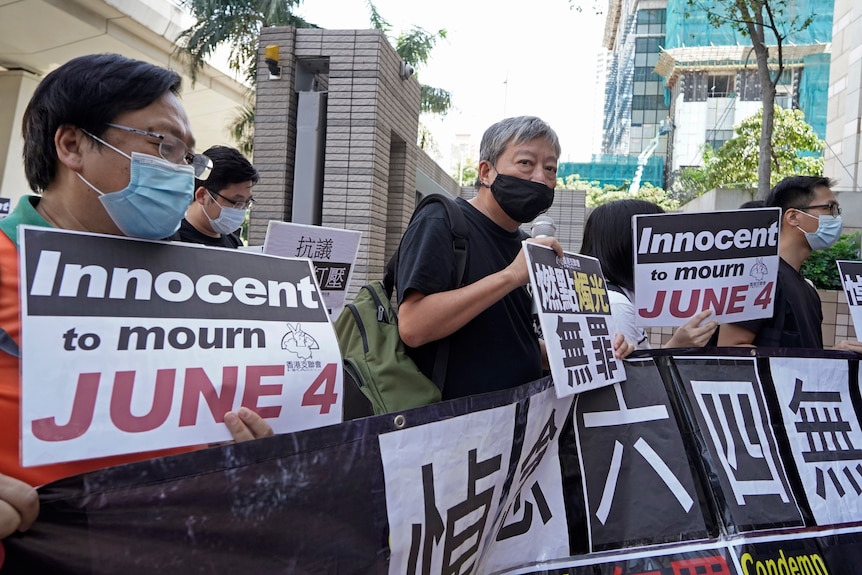 Pro-Jimmy lai demonstration in Hong Kong