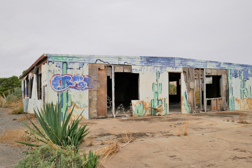 Arizona cactus ranch original building.