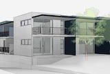 Architect design for several town houses.