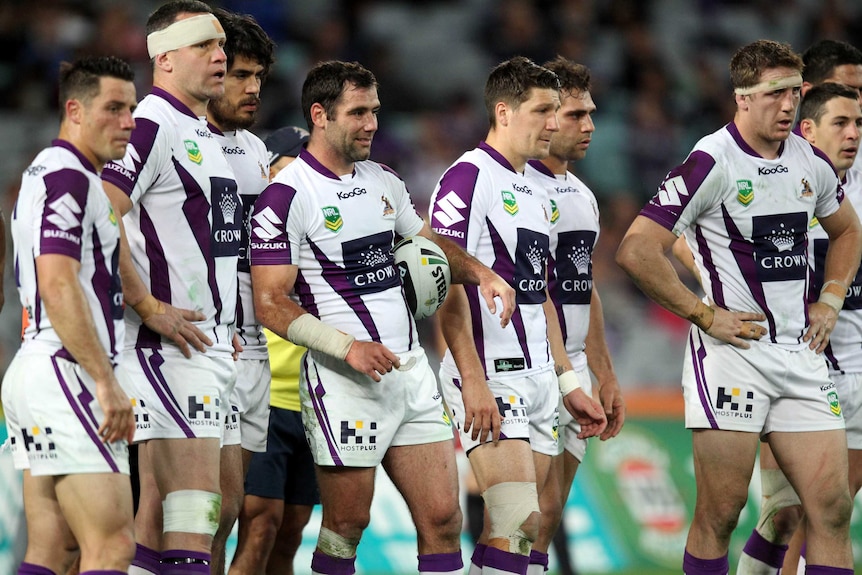 Storm dejected as Rabbitohs win semi-final