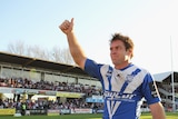 Bulldogs half-back Brett Kimmorley was able to sign off from the NRL with victory