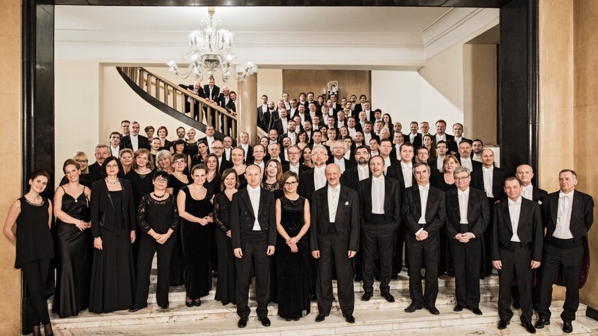The Warsaw Philharmonic Orchestra in 2020. (Supplied Warsaw Philharmonic: Photograph: Wiktor Zdrojewski)