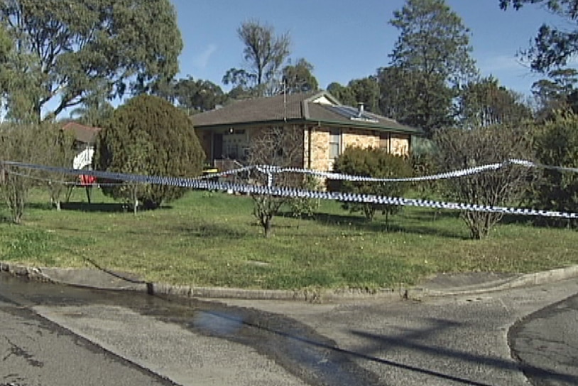 The Tahmoor home where Scott Hammond was found bashed to death, 1 July 2013.