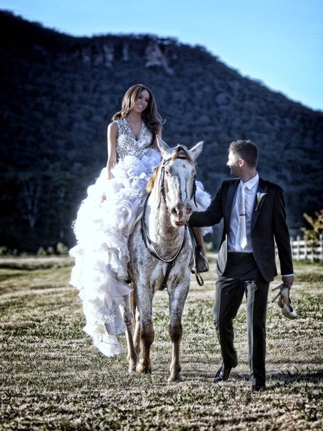 Michael Clarke and Kyly Boldy tie the knot