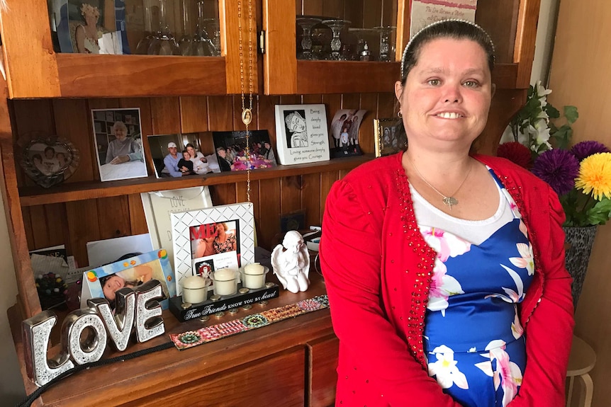 Narelle Harrington in her home at the Kemira community in NSW