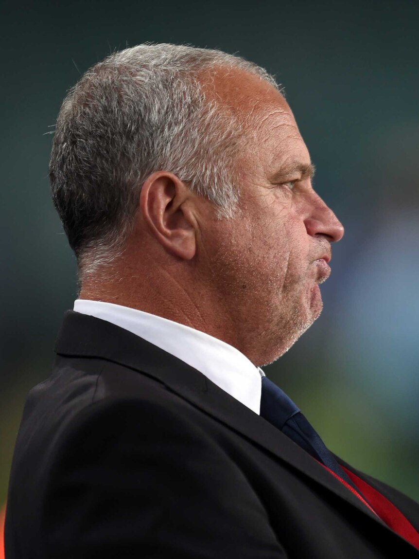 Sydney FC coach Graham Arnold watches during Sydney's FFA Cup match against Adelaide
