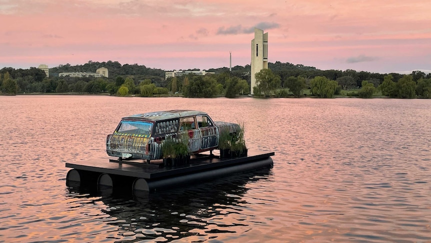 Holden On Lake Burley Griffin.