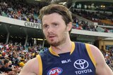 Patrick Dangerfield celebrates with Crows fans