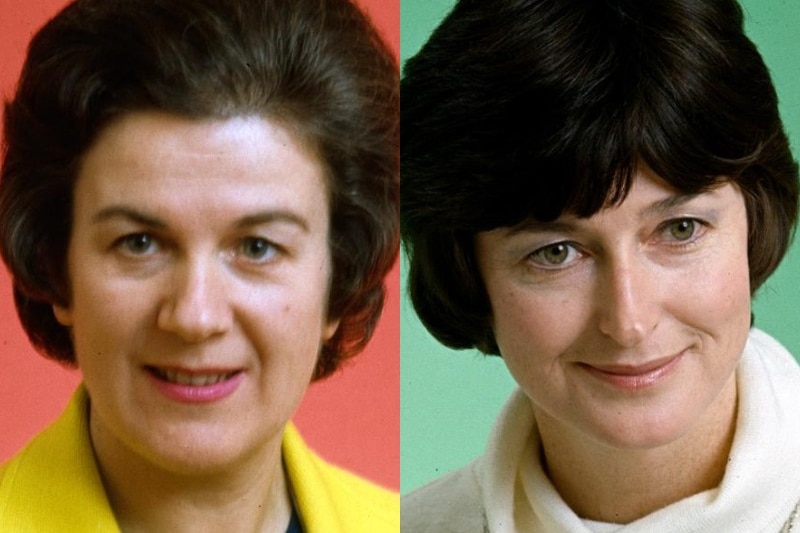 A composite image of Margaret Guilfoyle and Susan Ryan