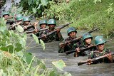 Contact made: Indonesian troops have been fighting GAM rebels since 1976.