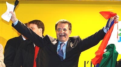 Mr Prodi resigned last week after nine months in office. (File photo)