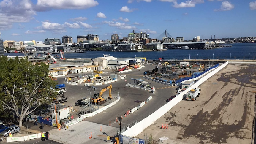 Barangaroo construction site