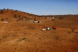 Red dirt and blue sky at a cobalt mine in Broken Hill.