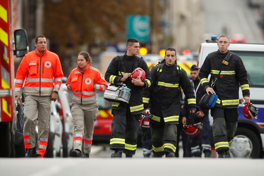 Emergency teams respond in Paris