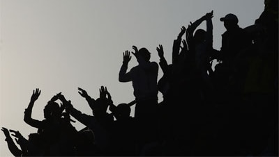 Sport crowd in the stands