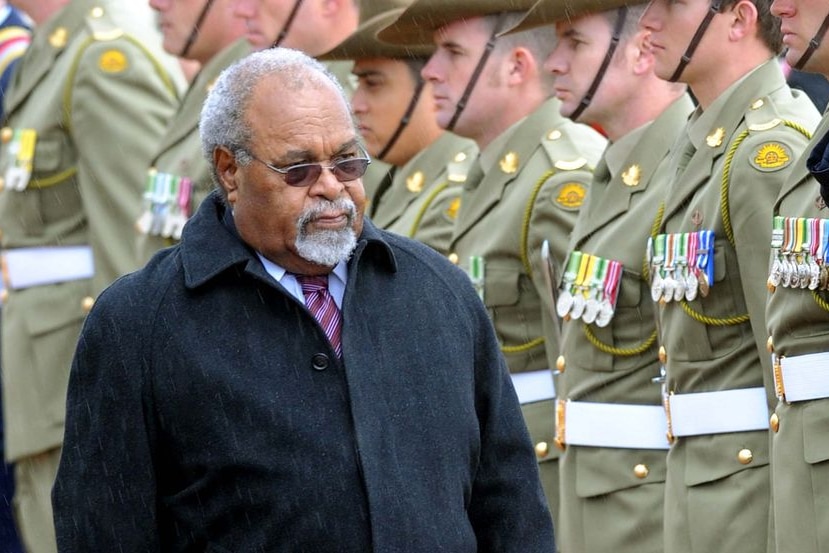 Premier ministre de la Papouasie-Nouvelle-Guinée, Sir Michael Somare