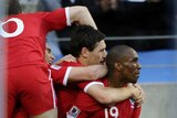 Jermaine Defoe's (R) goal was enough to send England to the Round of 16 and dump Slovenia out of the Cup.