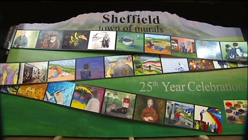 The mural celebrating Sheffield's 25 years as a mural town includes work from 25 artists.