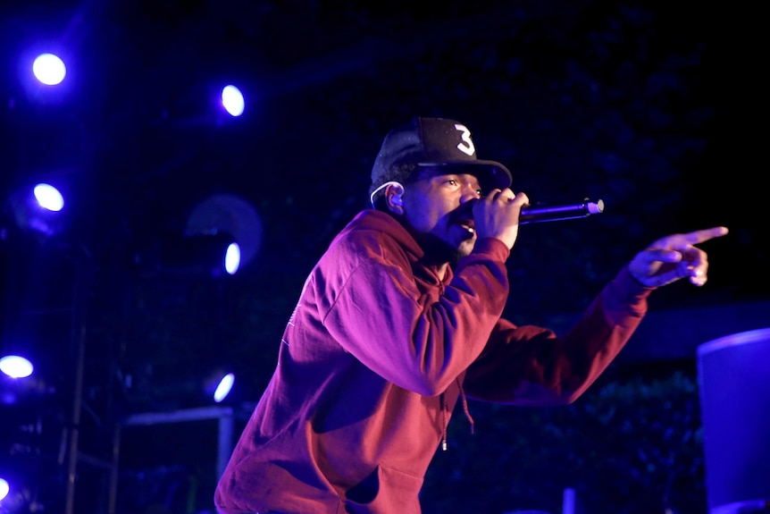 Chance The Rapper performs onstage