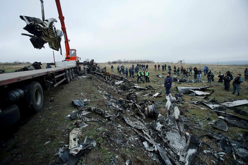 MH17 wreckage