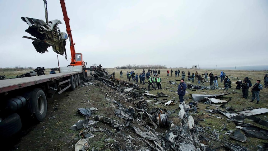 MH17 wreckage