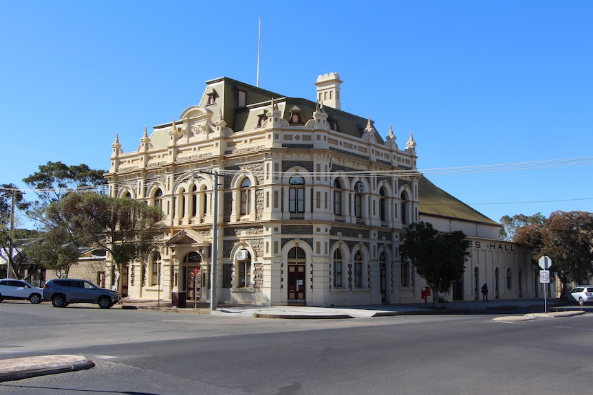 A grand old building in a country town.