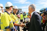 Malcolm Turnbull meets with ASC workers