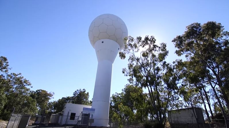 Bureau of Meteorology's Mt Stapylton radar