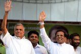 Ranil Wickremesinghe and Maithripala Sirisena Sri Lanka.jpg