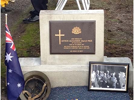 A total of 44 unmarked graves have now be identified and given headstones.