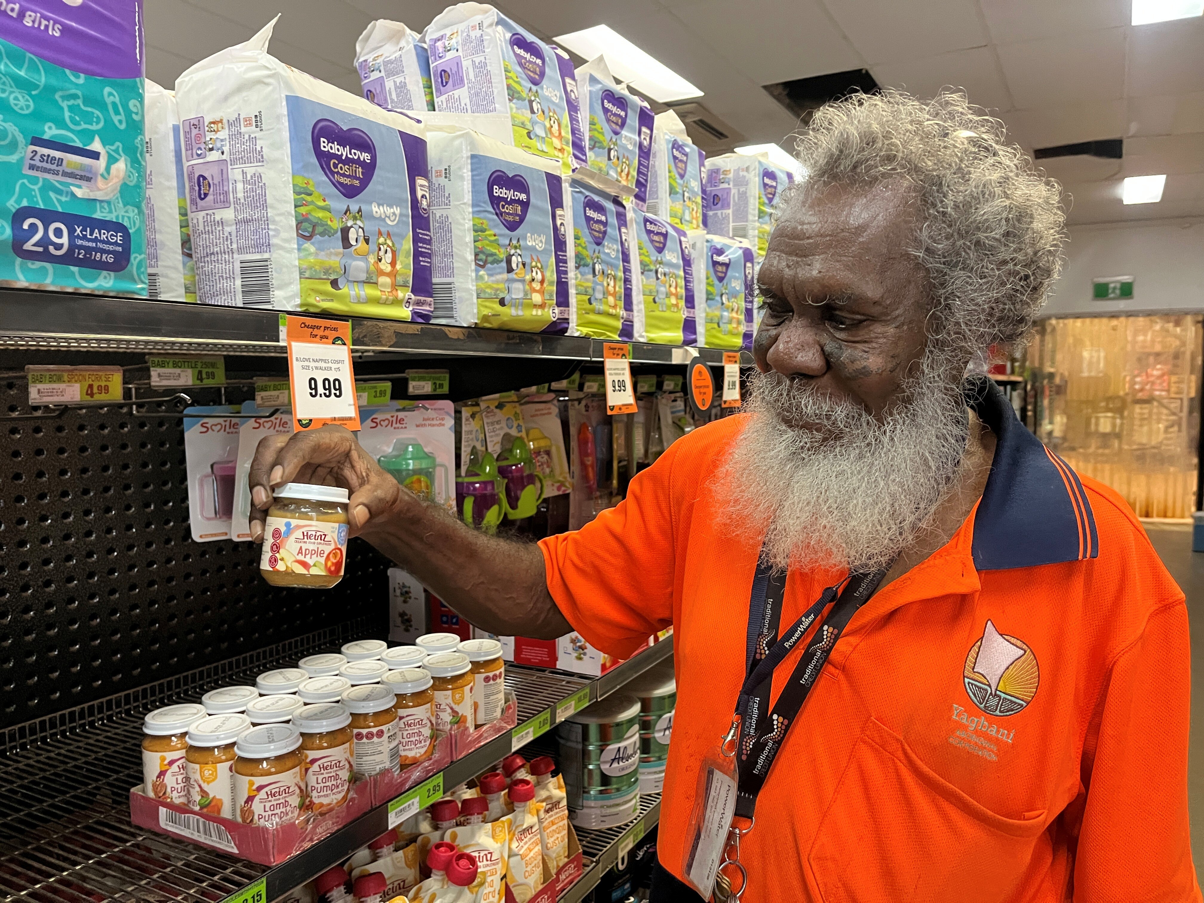 Warruwi community leader Bunug Galaminda