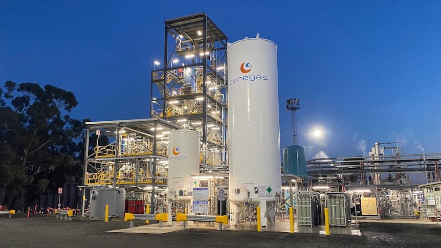 Hydrogen gas plant at Loy Yang, near Traralgon.