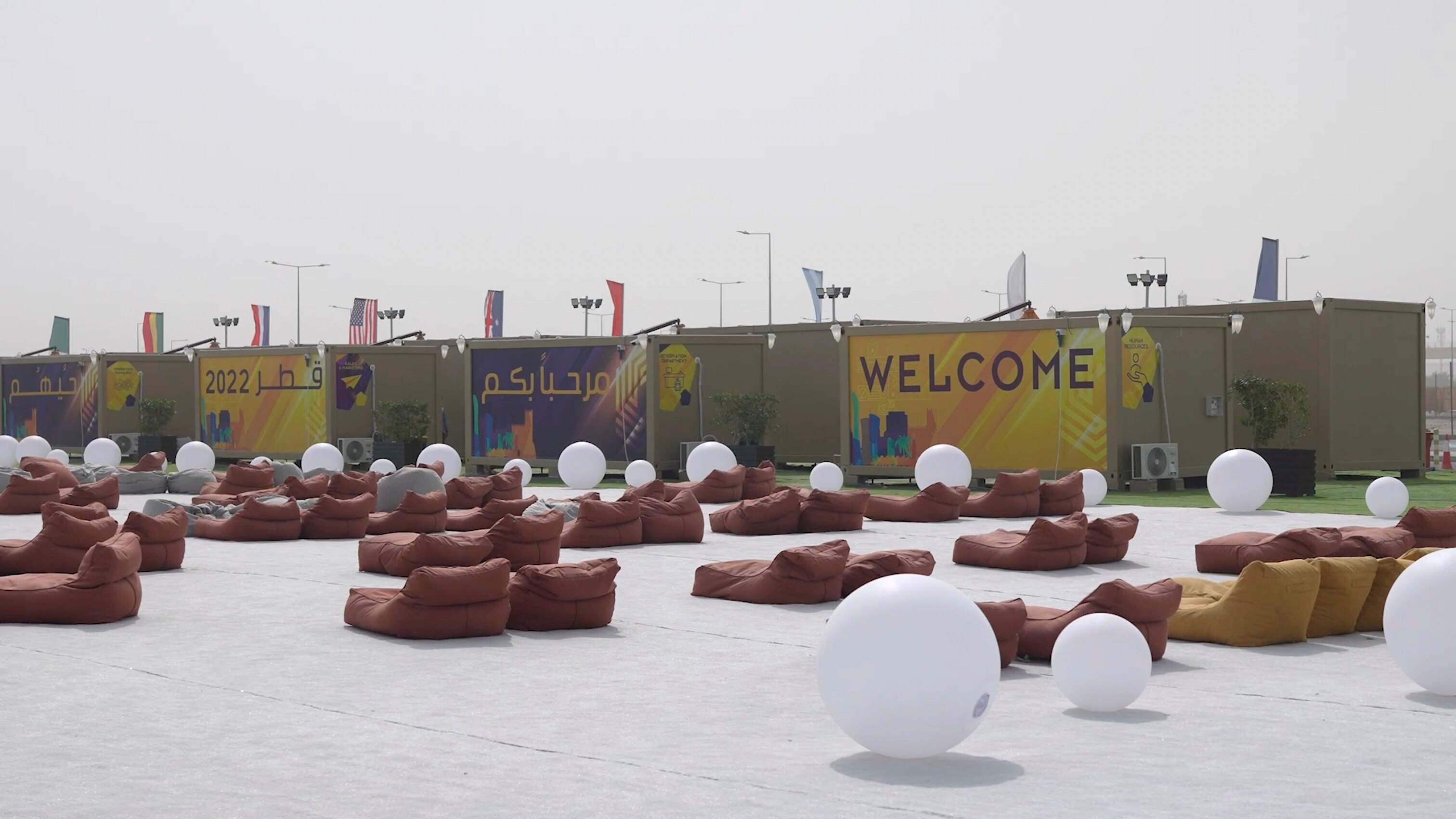 Qatar's FIFA World Cup 'budget' fan village unveiled near airports