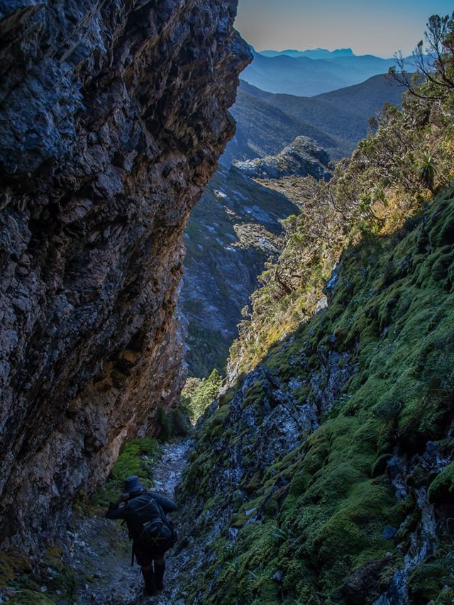 Tilted Chasm in the Western Arthur Range