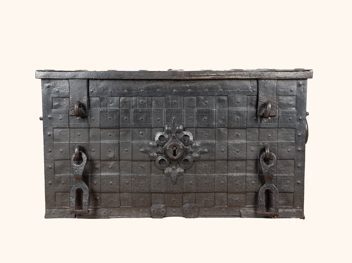 An iron chest held by the WA Museum