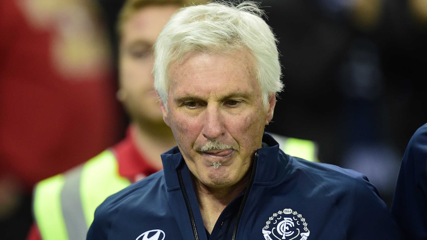 Blues sacking ... Mick Malthouse