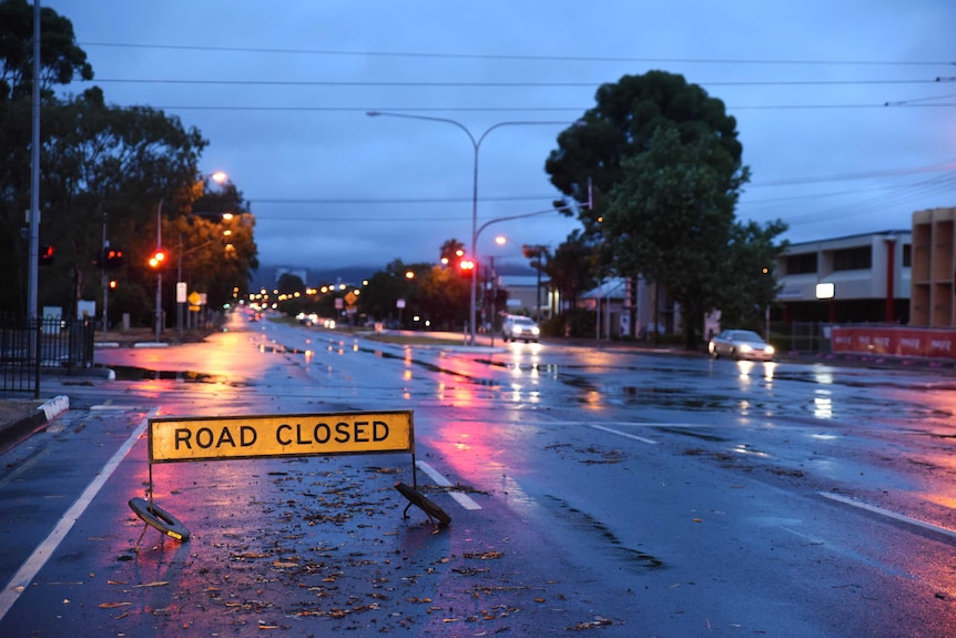 Roads have been closed due to flooding